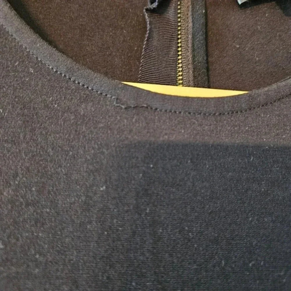 Aritzia Talula Tartine Pleated Fit and Flare Long Sleeve Black Mini Dress Size 4 - Picture 12 of 14